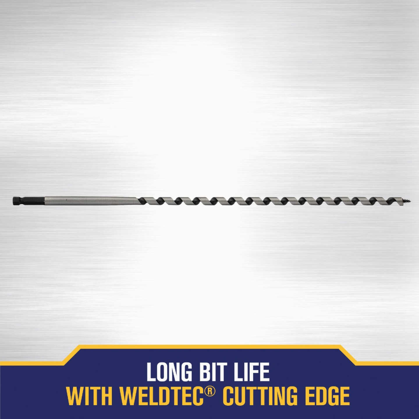 Irwin WeldTec 3/8 In. x 17 In. Quick Change Ship Auger Bit Image 4
