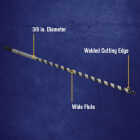 Irwin WeldTec 3/8 In. x 17 In. Quick Change Ship Auger Bit Image 3