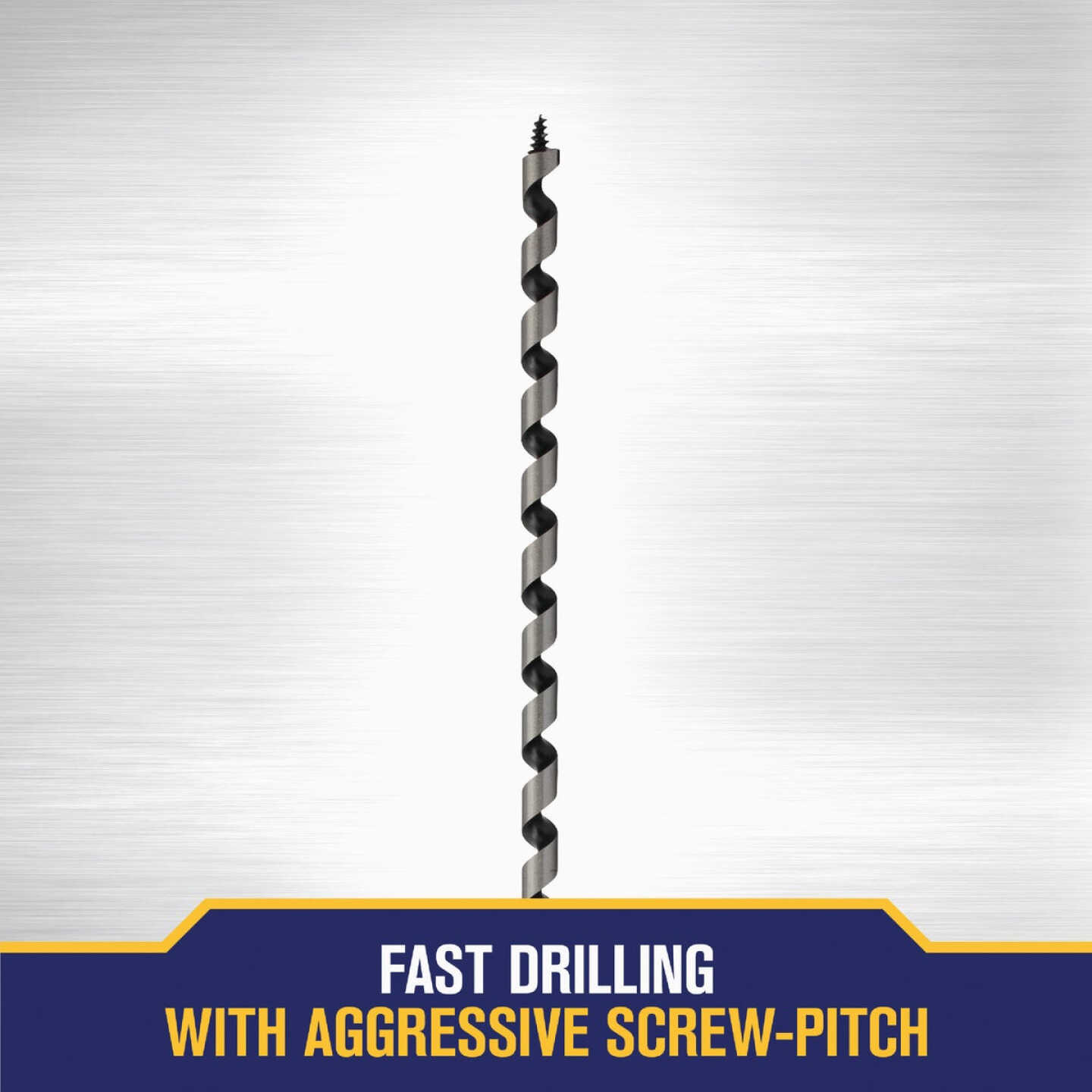 Irwin WeldTec 3/8 In. x 17 In. Quick Change Ship Auger Bit Image 2