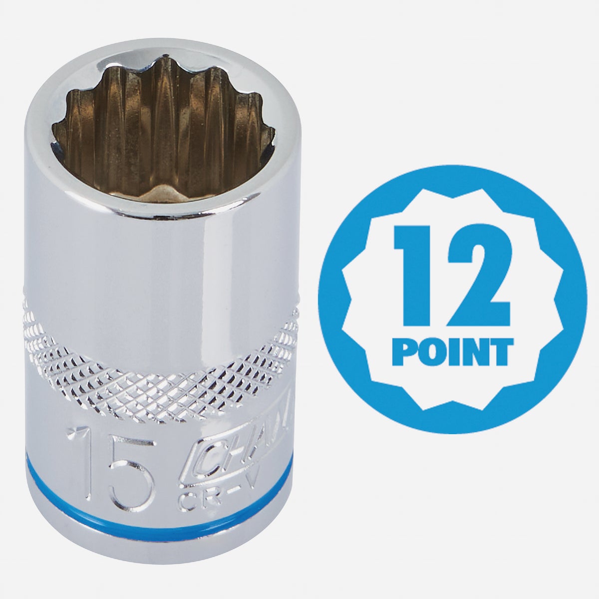 Channellock Metric 3/8 In. Drive 12-Point Shallow Socket Set (10-Piece) Image 2