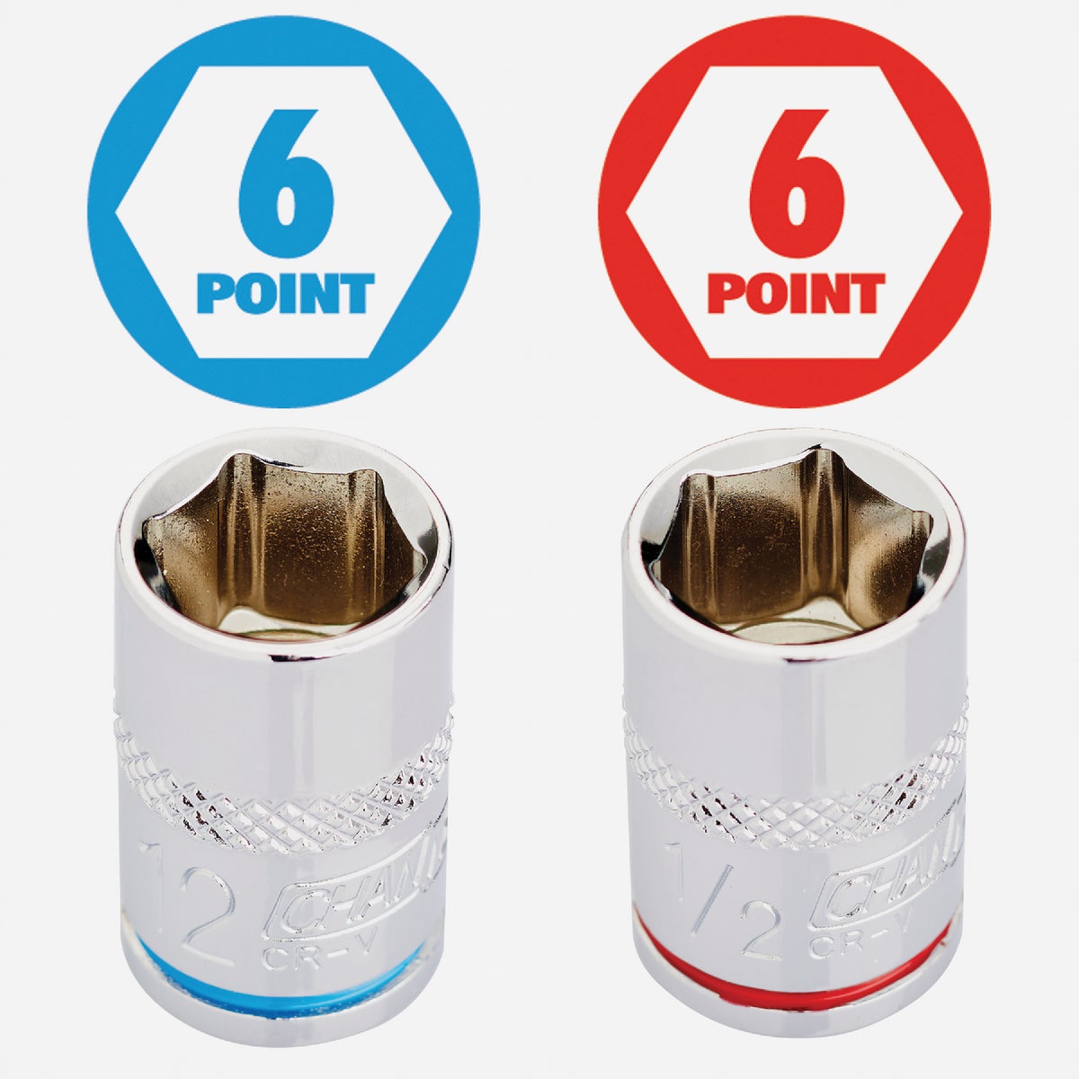 Channellock Standard/Metric 1/4 In. Drive 6-Point Shallow Ratchet & Socket Set (22-Piece) Image 2