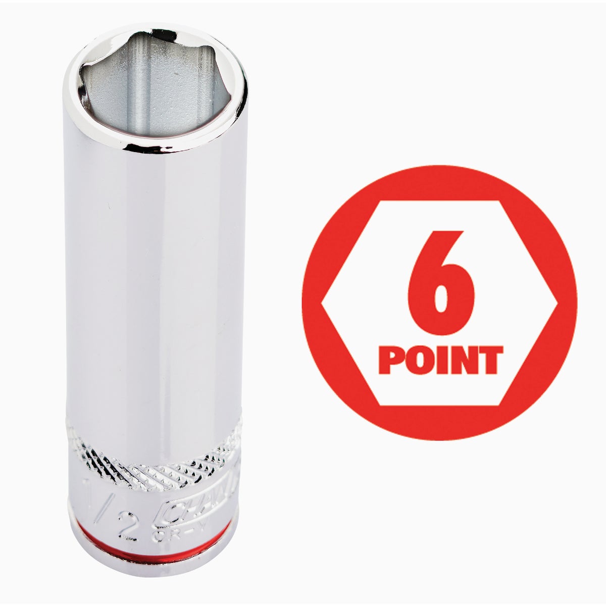 Channellock Standard 1/4 In. Drive 6-Point Deep Socket Set (10-Piece) Image 2