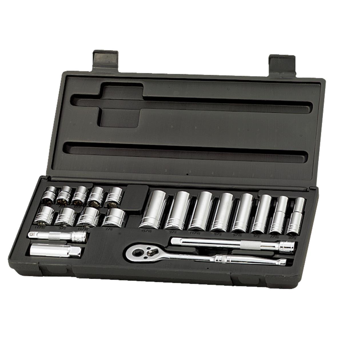 22PC 3/8" SOCKET SET
