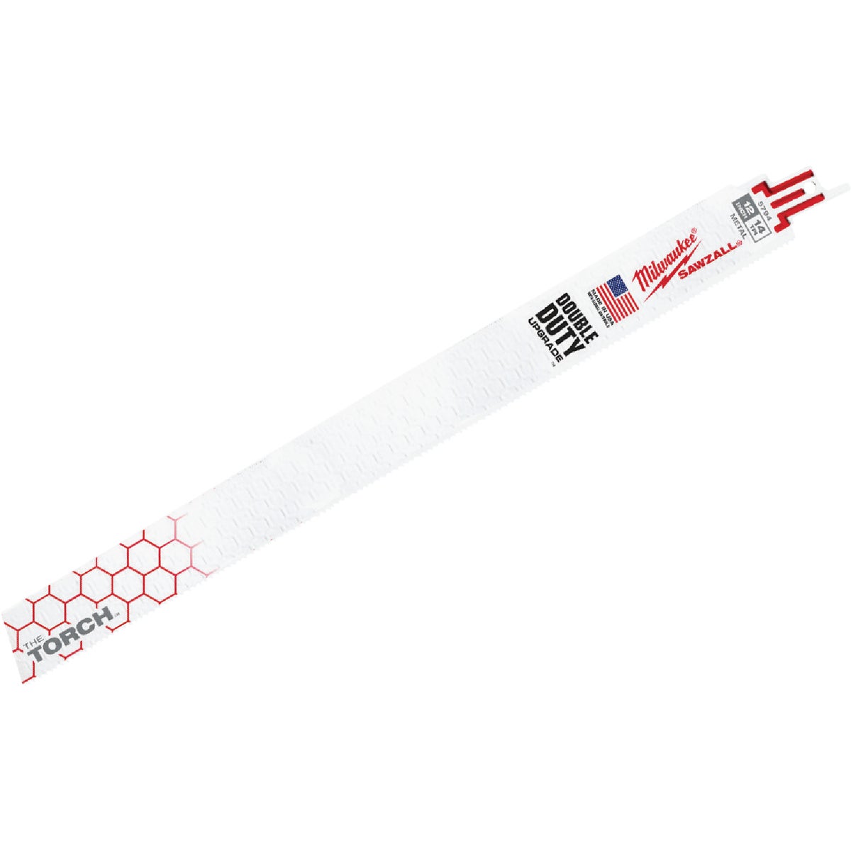 Milwaukee SAWZALL The TORCH 12 In. 14 TPI Metal Demolition Reciprocating Saw Blade (Bulk) Image 1