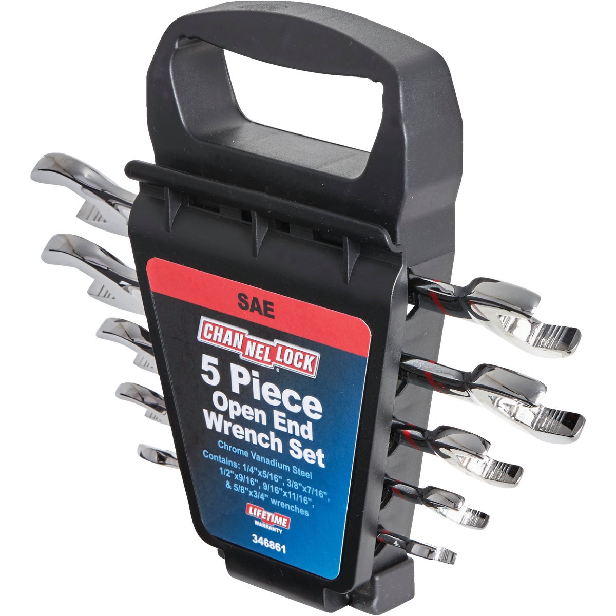 Channellock Standard Open End Wrench Set (5-Piece) Image 3