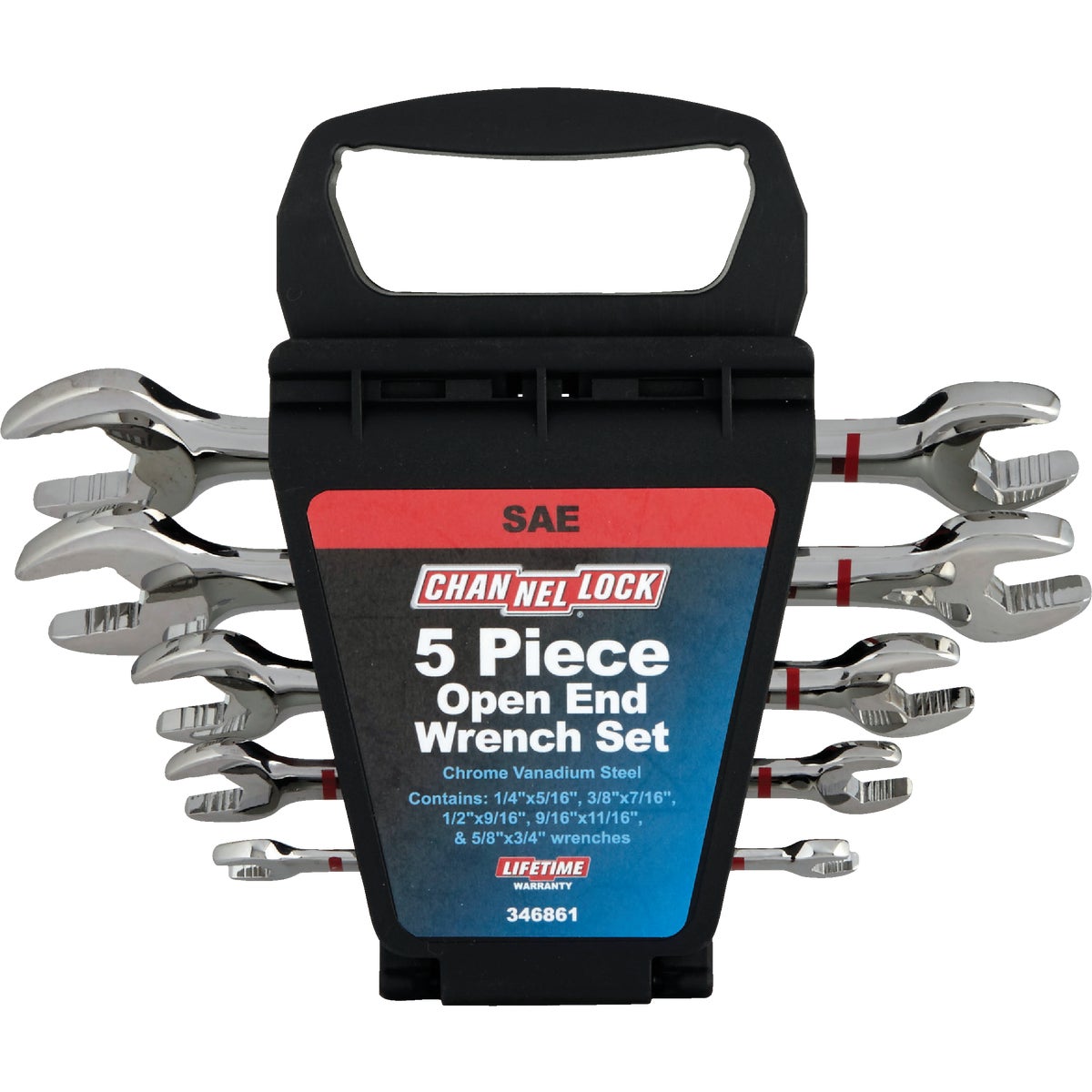 Channellock Standard Open End Wrench Set (5-Piece) Image 2