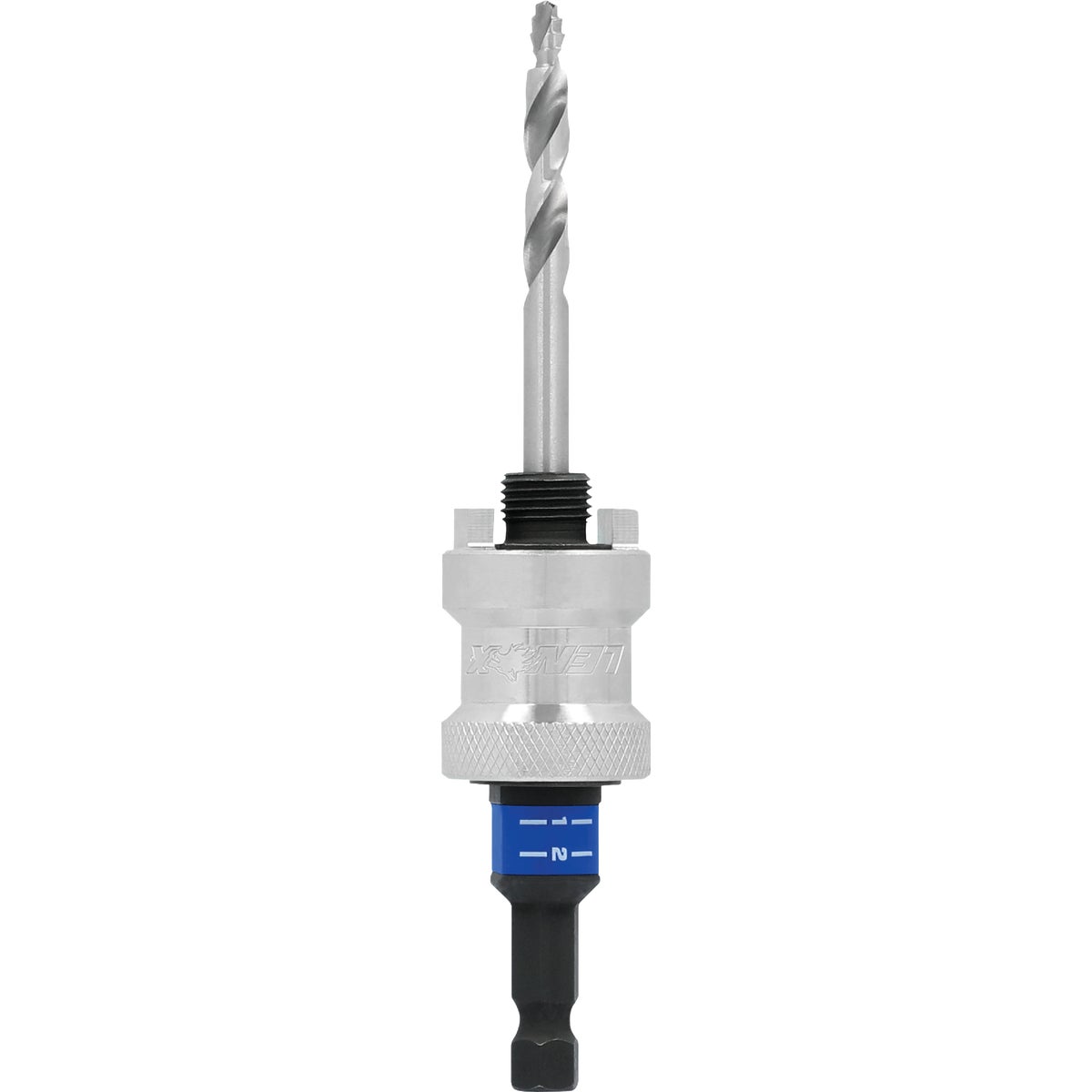 Lenox SNAP-BACK 3/8 In. Hex Shank Quick Change Hole Saw Arbor Fits 9/16 In. to 1-3/16 In. Hole Saws