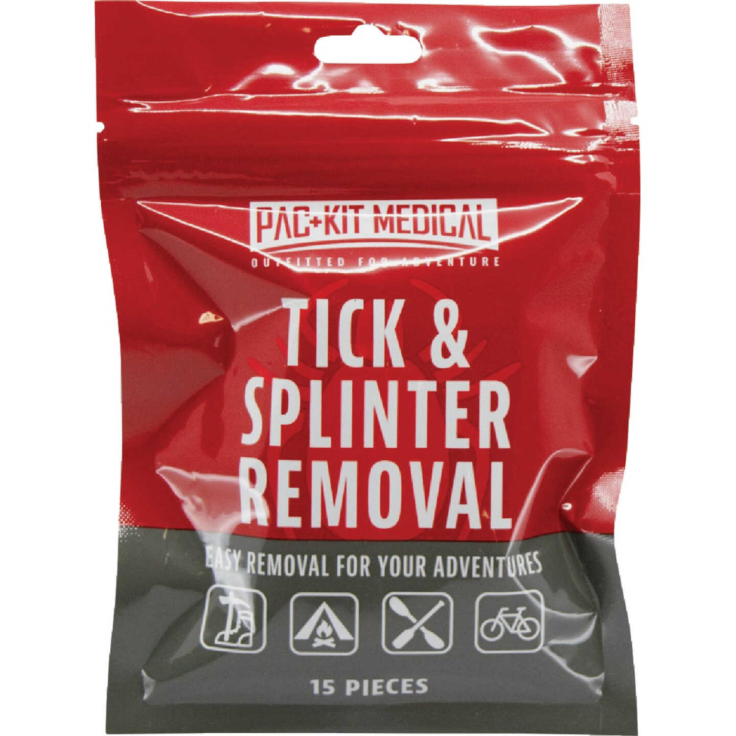 Pac-Kit Medical Tick & Splinter Removal Kit (15-Piece) Image 1
