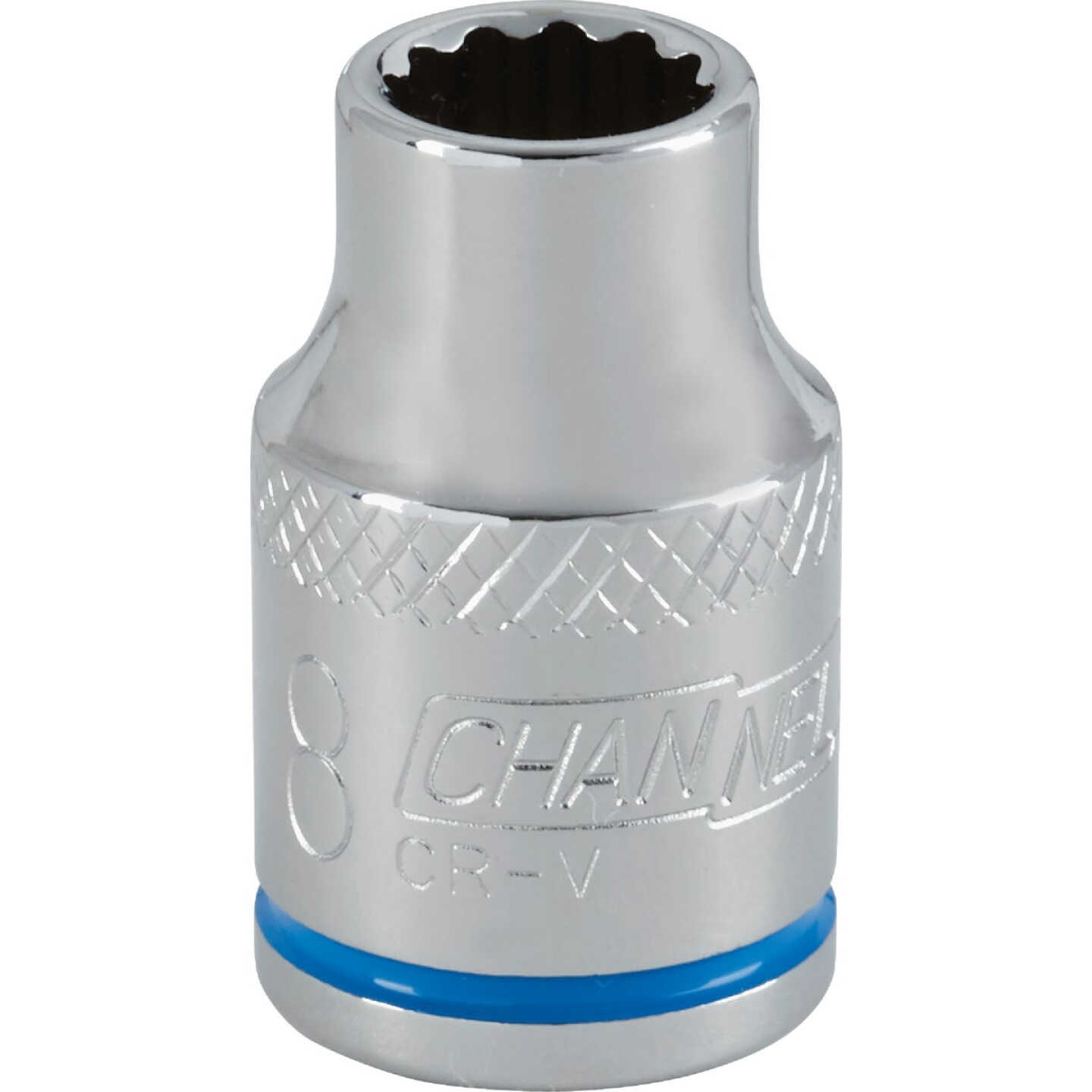 Channellock 3/8 In. Drive 8 mm 12-Point Shallow Metric Socket Image 1