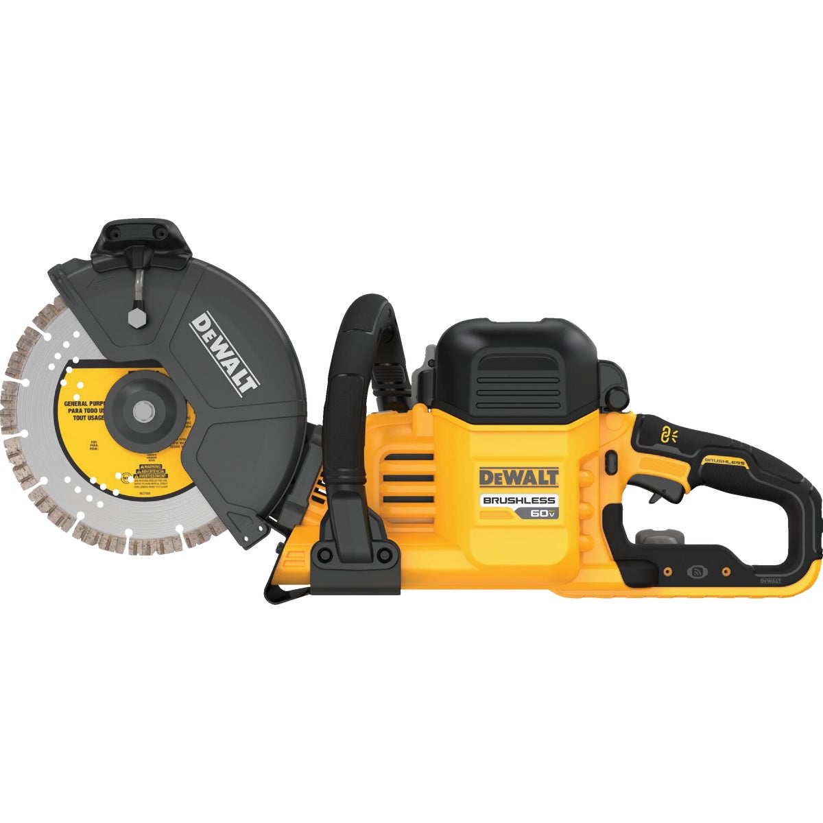 DEWALT FLEXVOLT 60V MAX Brushless 9 In. Cordless Cut-Off Saw Kit with (2) FLEXVOLT 9.0 Ah Batteries & Charger