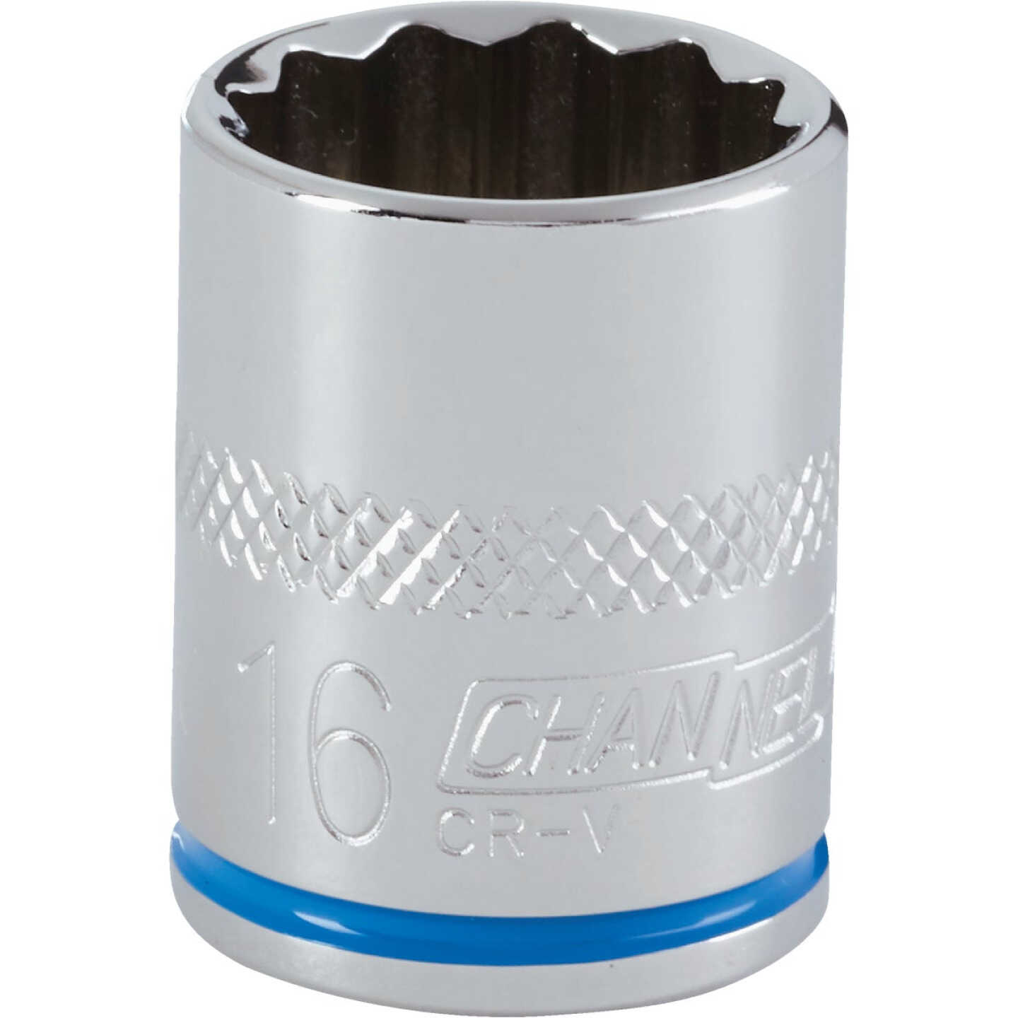 Channellock 3/8 In. Drive 16 mm 12-Point Shallow Metric Socket Image 1