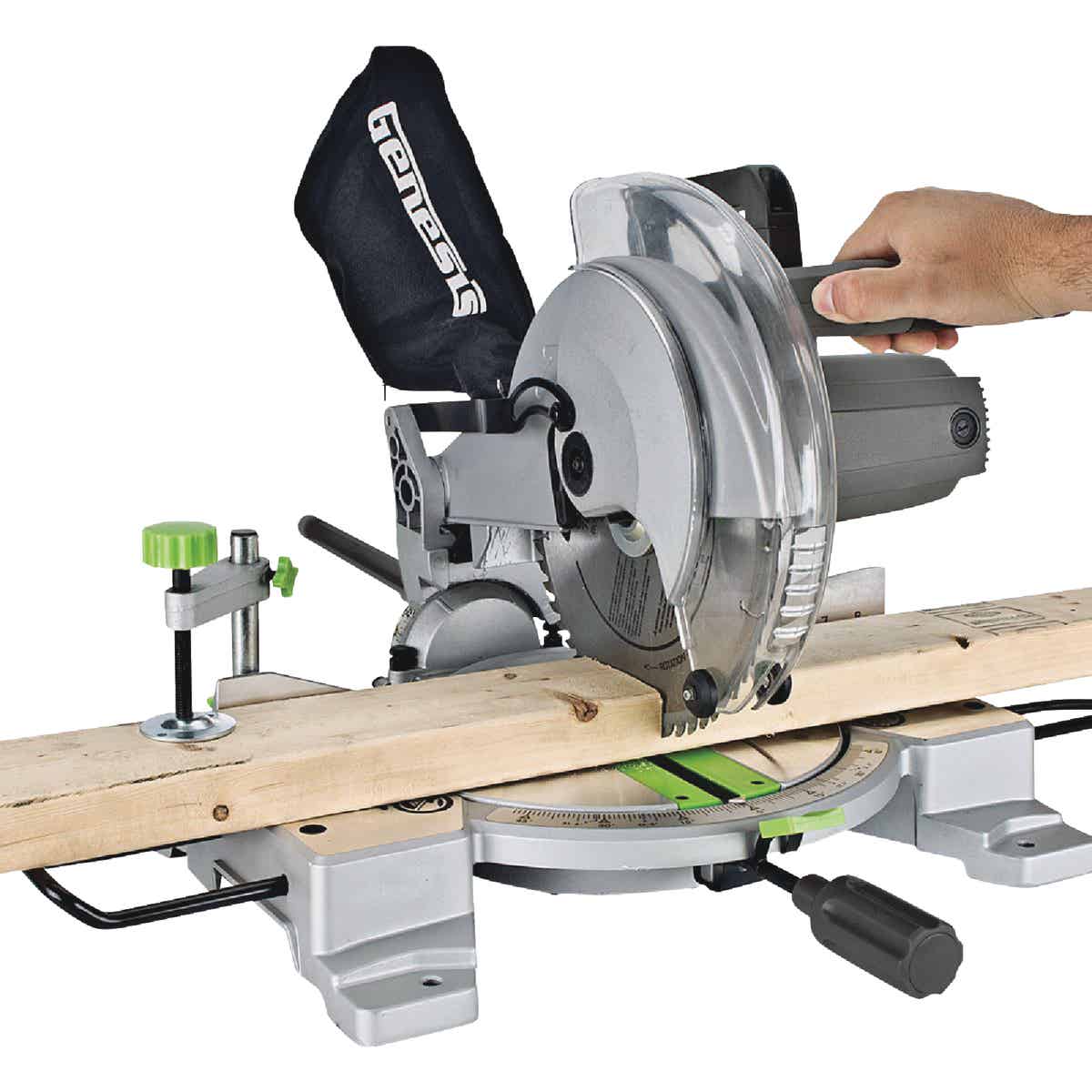 Genesis 10 In. 15-Amp Compound Miter Saw with Laser Guide Image 2