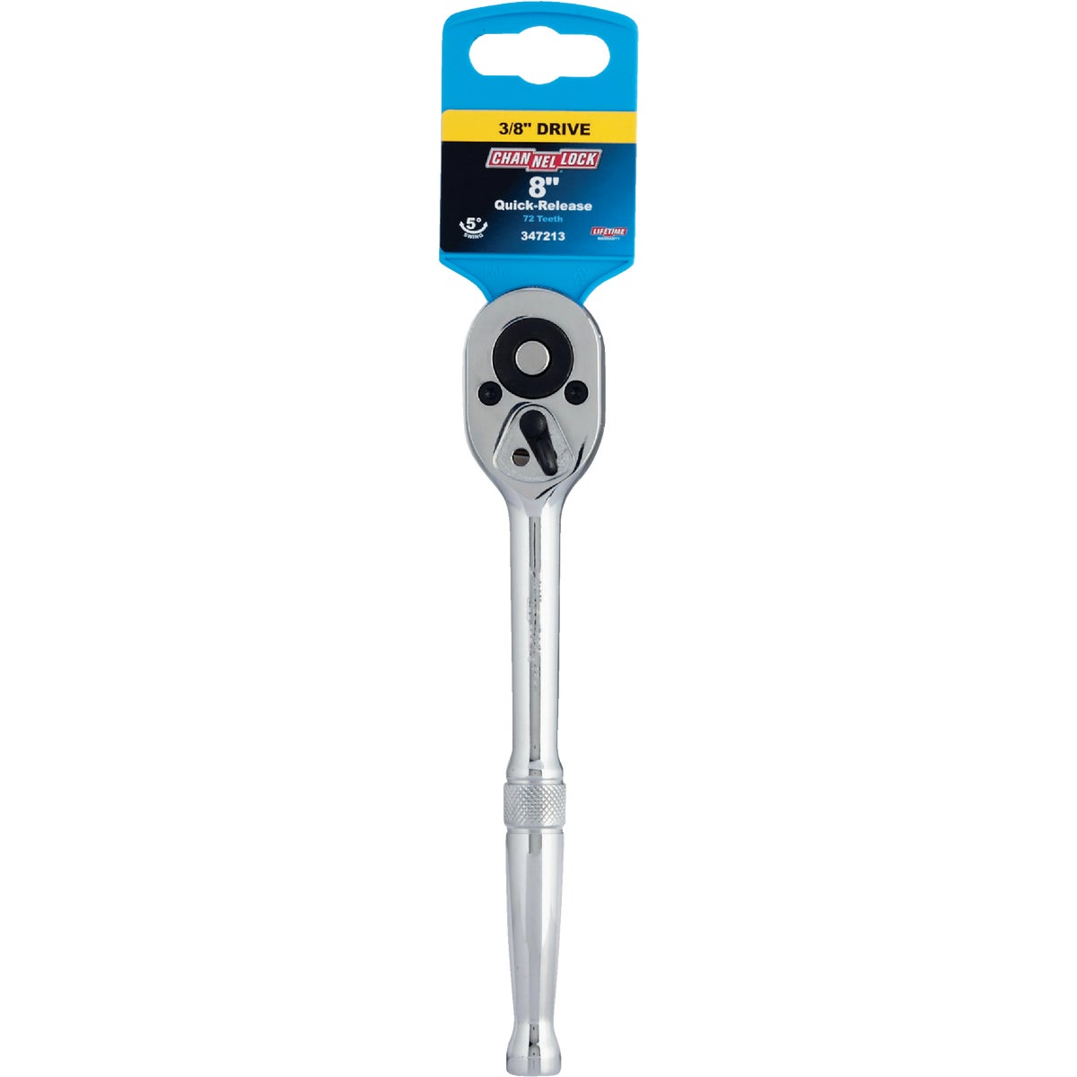 Channellock 3/8 In. Drive 72-Tooth Quick Release Ratchet Image 2