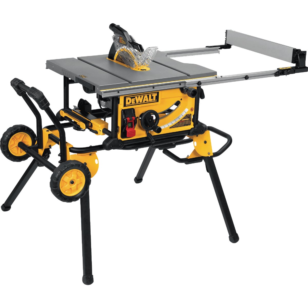 DEWALT 15-Amp 10 In. Jobsite Table Saw with Rolling Stand