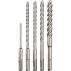 Milwaukee MX4 SDS-PLUS 4-Cutter Rotary Hammer Drill Bit Set (5-Piece) Image 1