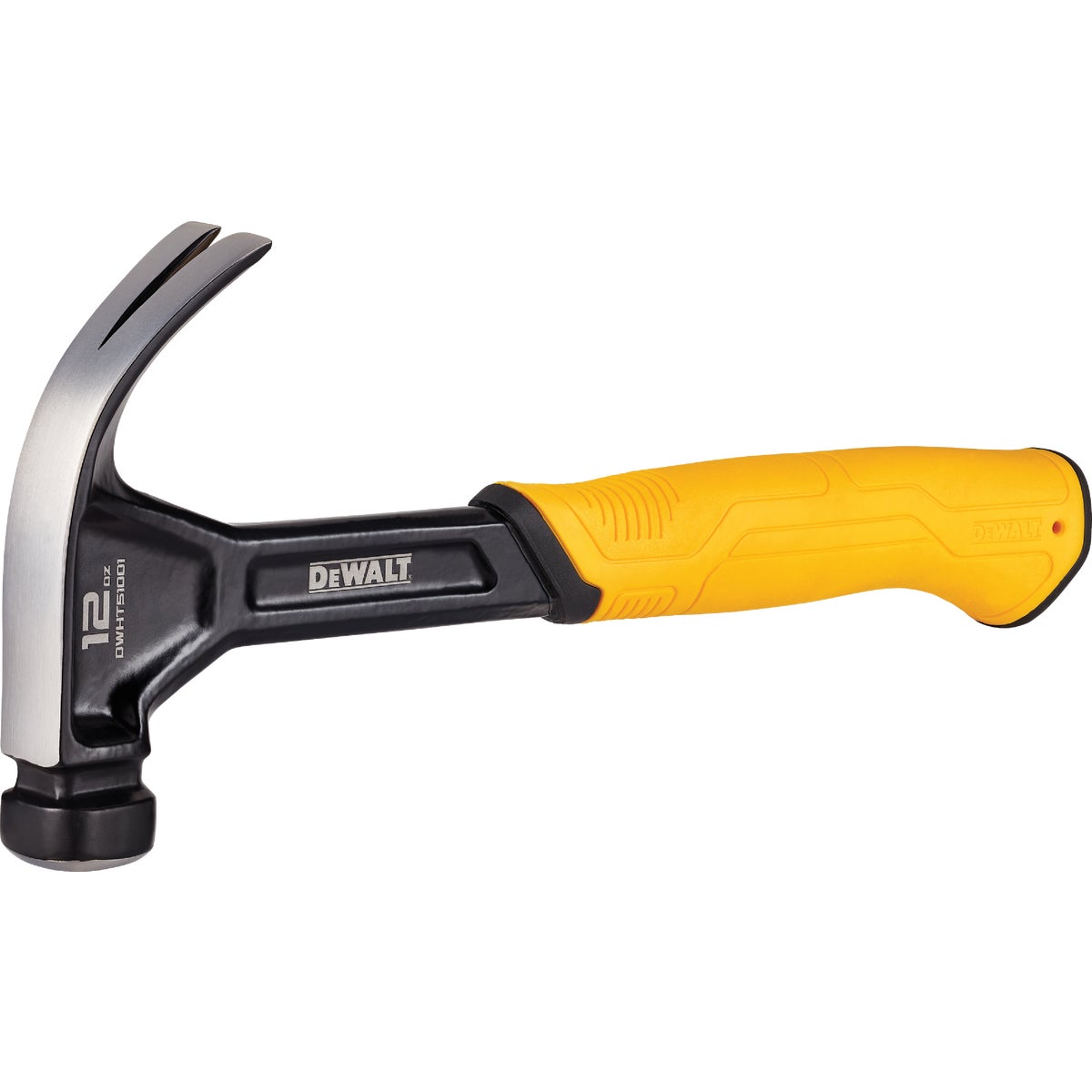 DEWALT 12 Oz. Smooth-Face Curved Claw Hammer with Steel Handle Image 3