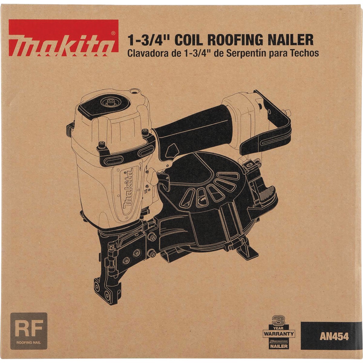 Makita Straight 1-3/4 In. Coil Roofing Nailer Image 10