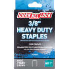 Channellock No. 11 Heavy-Duty Wide Power Crown Staple, 3/8 In. (1000-Pack) Image 1