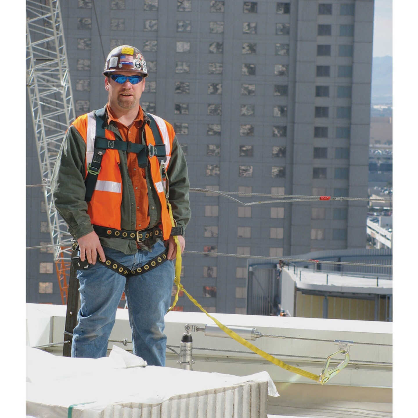 Fall Tech Standard Size Vest-Style Body Harness Image 2