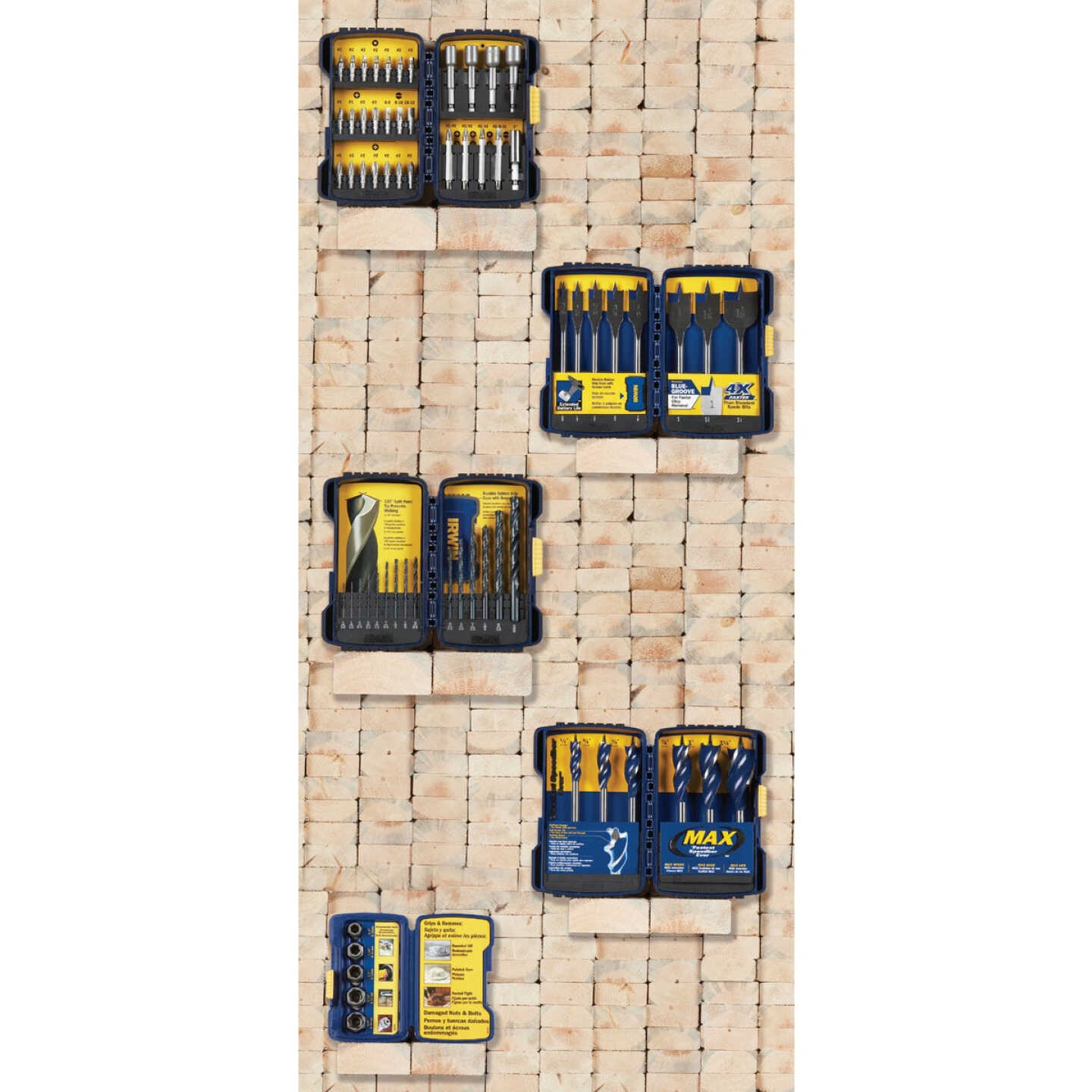 Irwin BOLT-GRIP 5-Piece Bolt Extractor Set Image 3