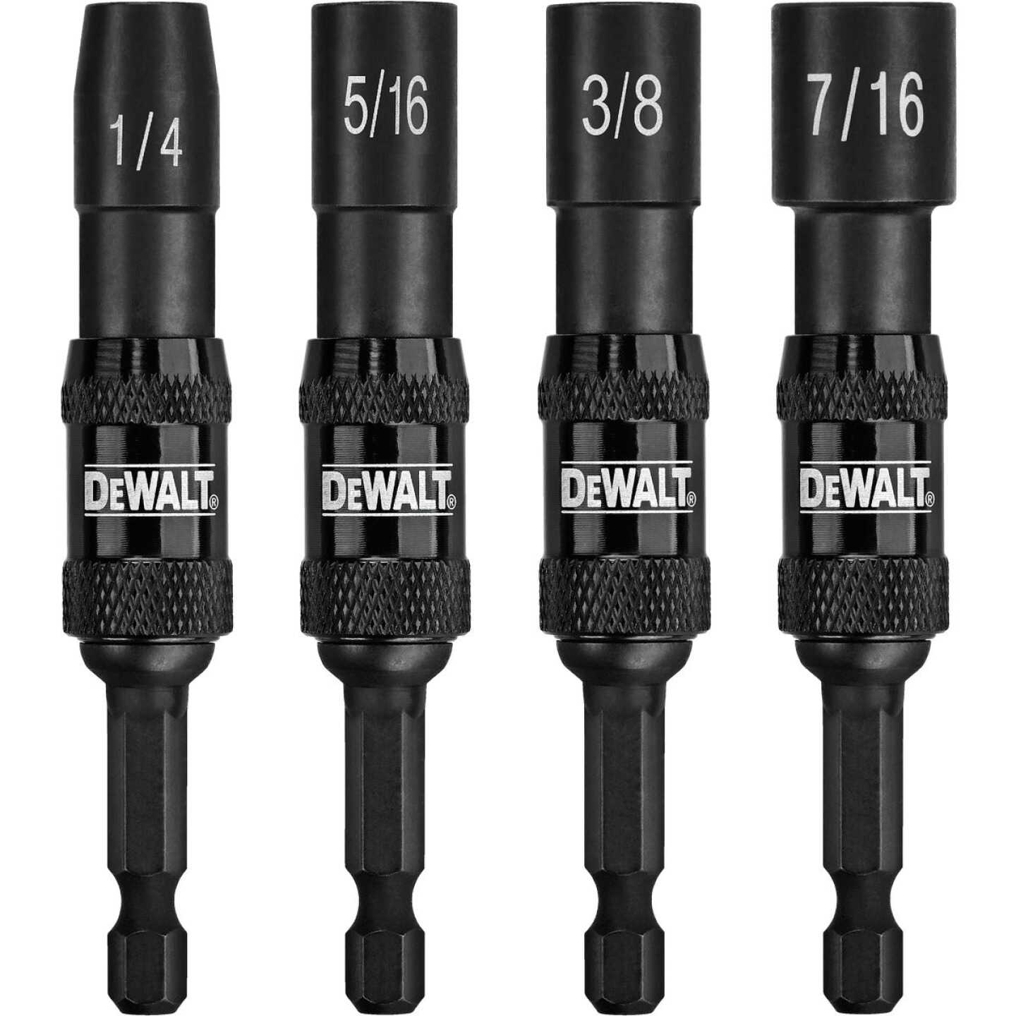 DEWALT Impact Ready 4-Piece Pivoting Magnetic Nutdriver Set Image 1