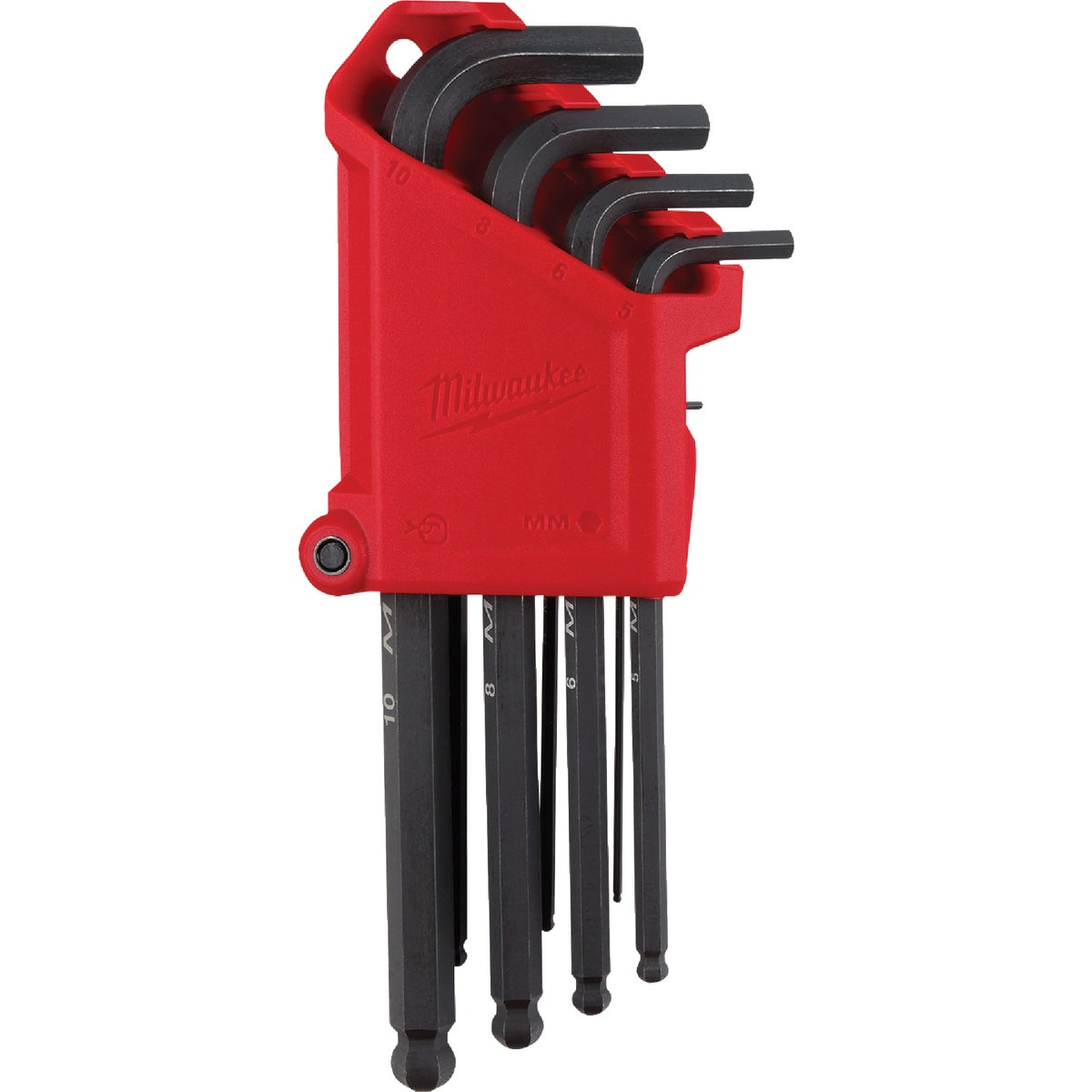 Milwaukee Metric Ball-End L-Style Hex Key Set (9-Piece) Image 7