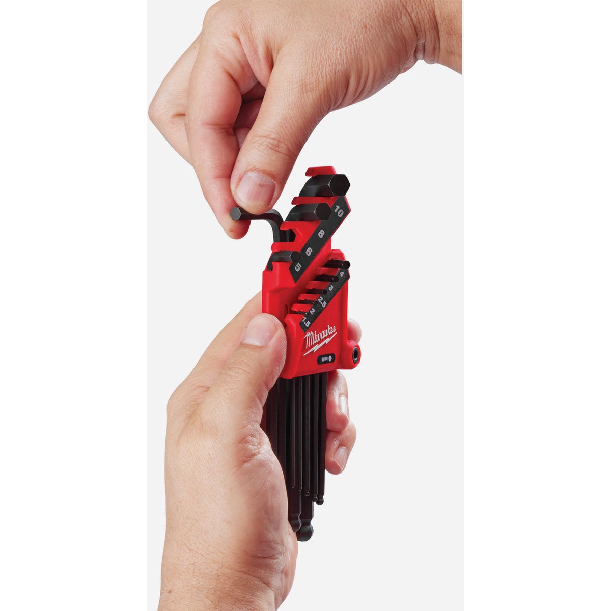 Milwaukee Metric Ball-End L-Style Hex Key Set (9-Piece) Image 3