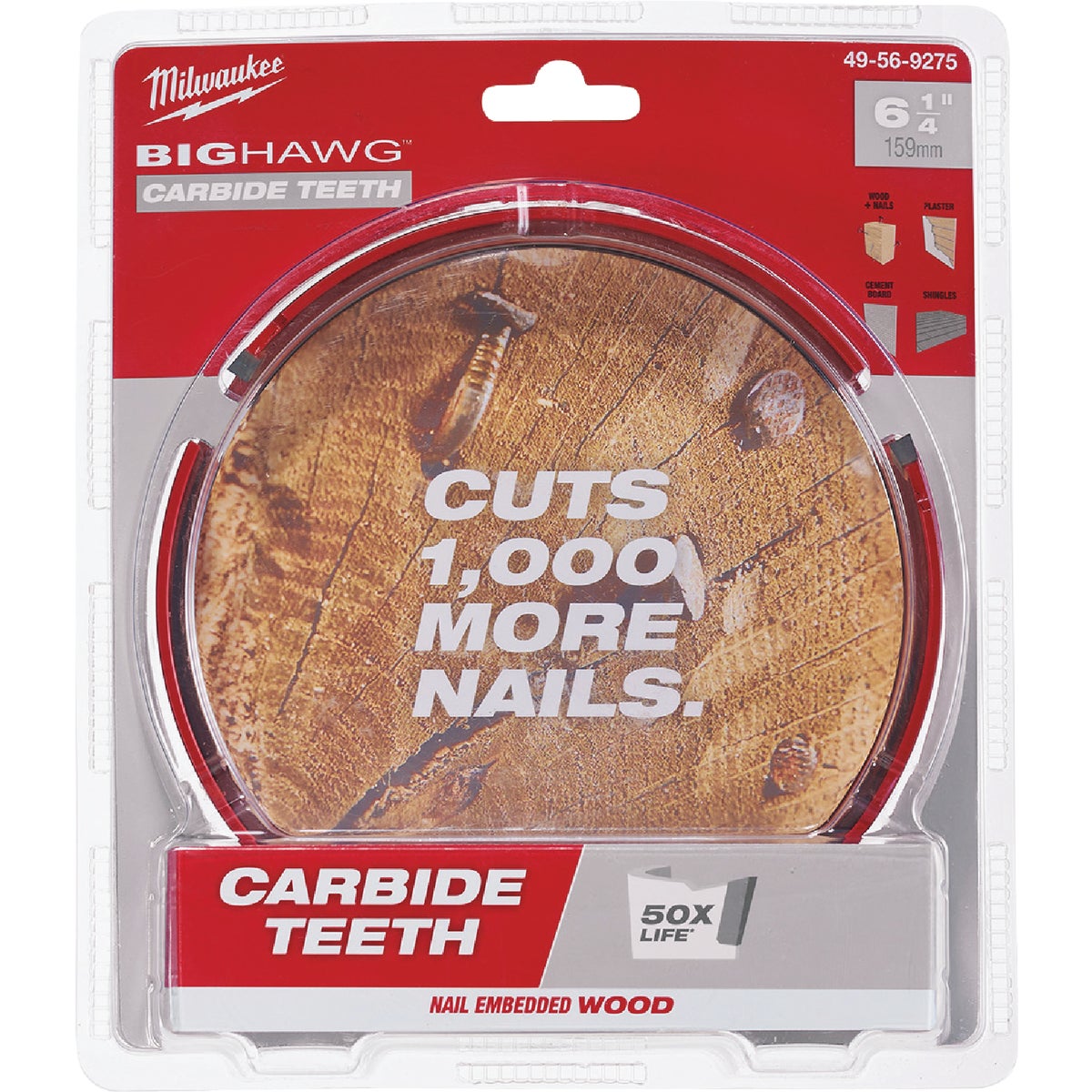 Milwaukee BIG HAWG 6-1/4 In. Carbide-Tipped Hole Saw Image 5