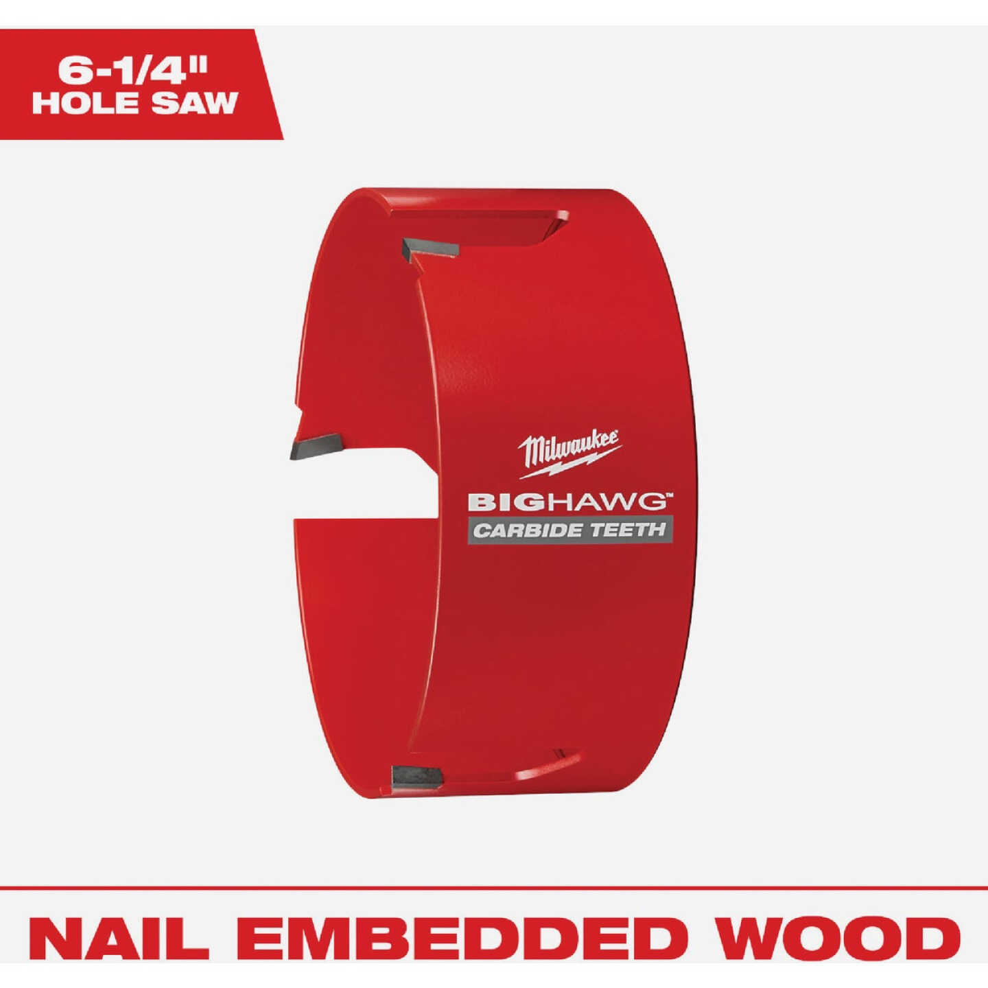Milwaukee BIG HAWG 6-1/4 In. Carbide-Tipped Hole Saw Image 1