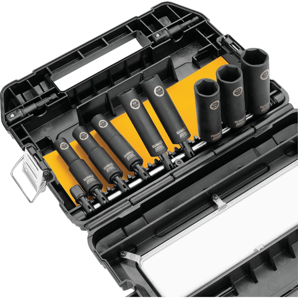 DEWALT Standard 1/2 In. Drive 6-Point Deep Impact Driver Set (10-Piece) Image 6