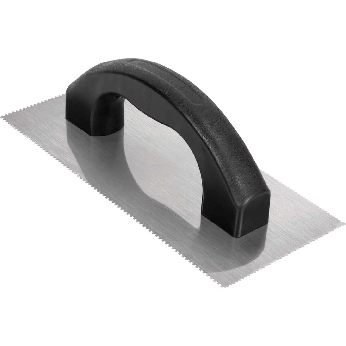 Roberts 1/16 In. Square-Notch & U-Notch 2-Sided Trowel Image 1