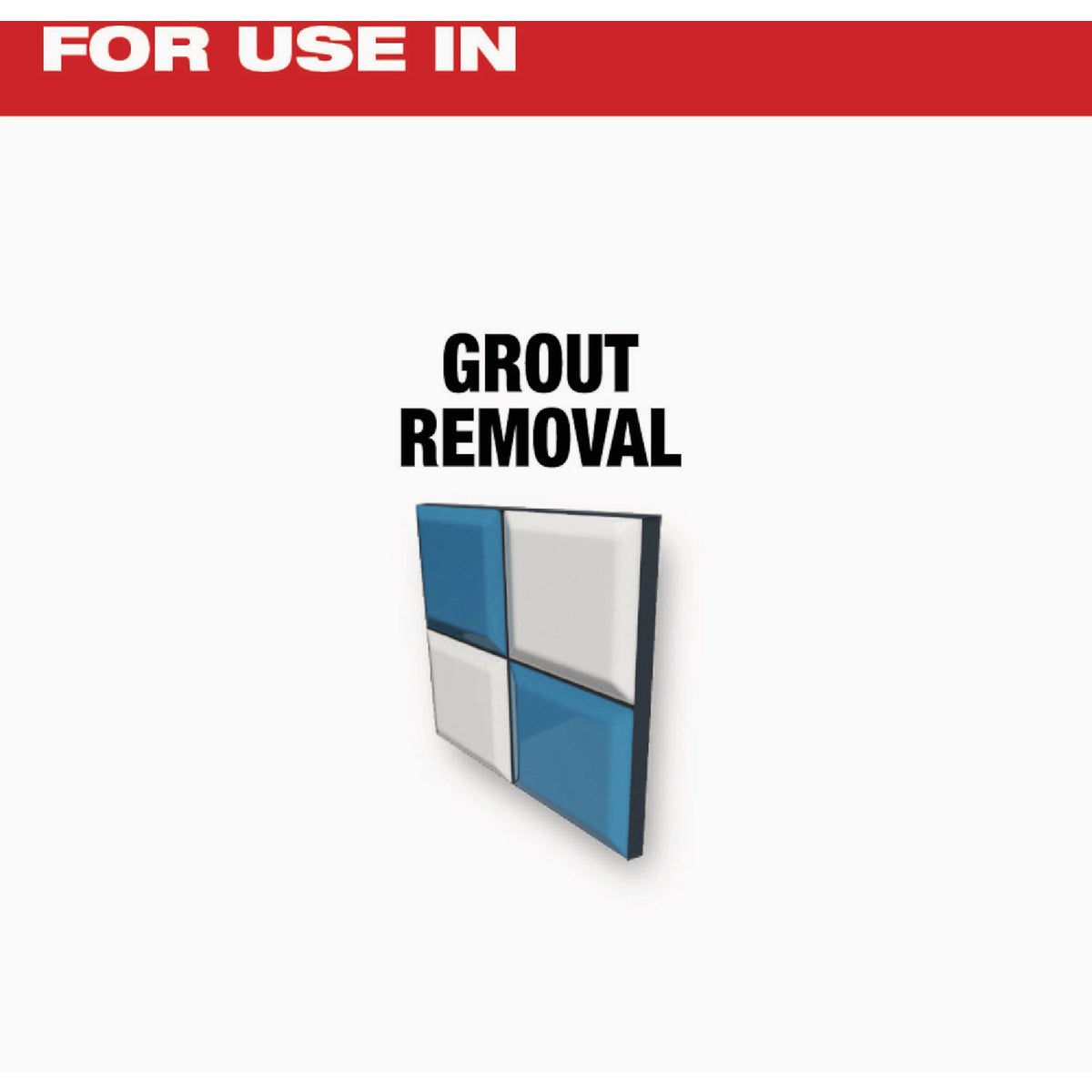 Milwakee DIAMOND MAX Grit Grout Removal Multi-Tool Plunge Oscillating Blade Image 2