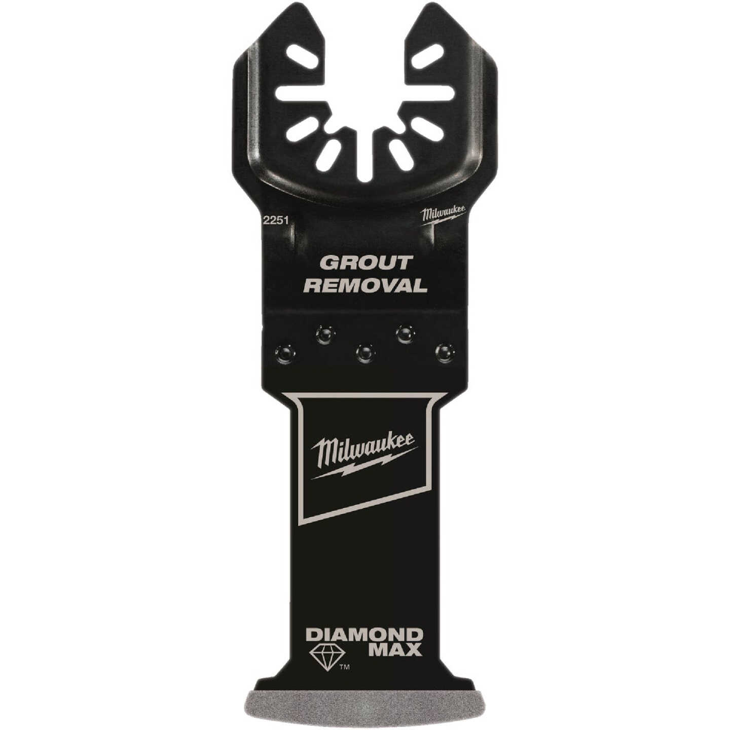 Milwakee DIAMOND MAX Grit Grout Removal Multi-Tool Plunge Oscillating Blade Image 1
