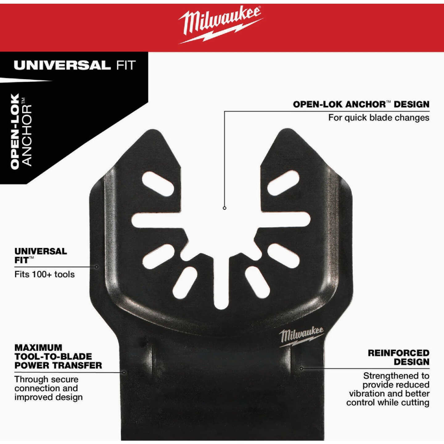 Milwakee DIAMOND MAX Grit Grout Removal Multi-Tool Plunge Oscillating Blade Image 4