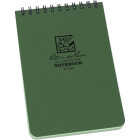 Rite in the Rain 4 In. x 6 In. 50-Sheet Top Spiral Green Notebook Image 1