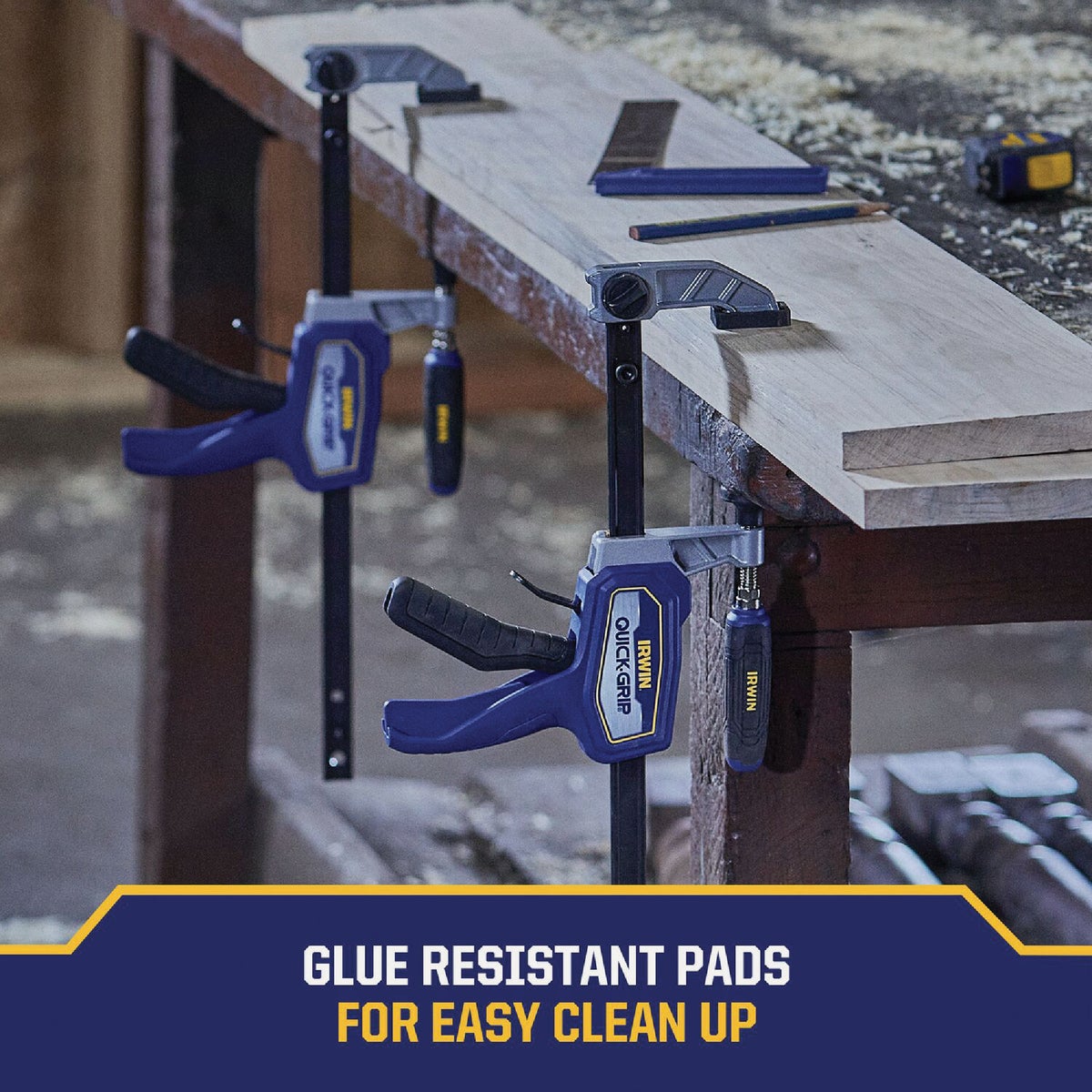 Irwin QUICK-GRIP 12 In. Medium Duty Hybrid Bar Clamp Image 3