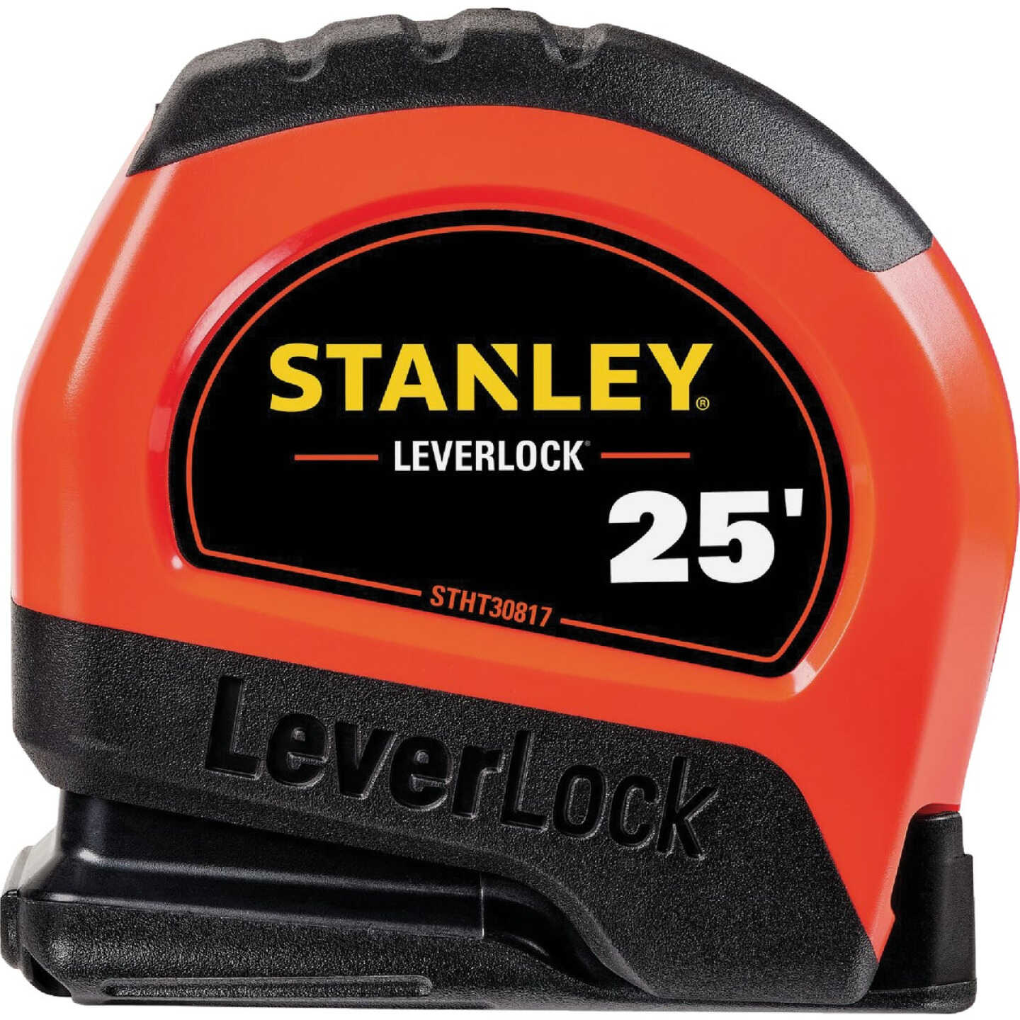 Stanley LeverLock 25 Ft. High-Visibility Tape Measure Image 1