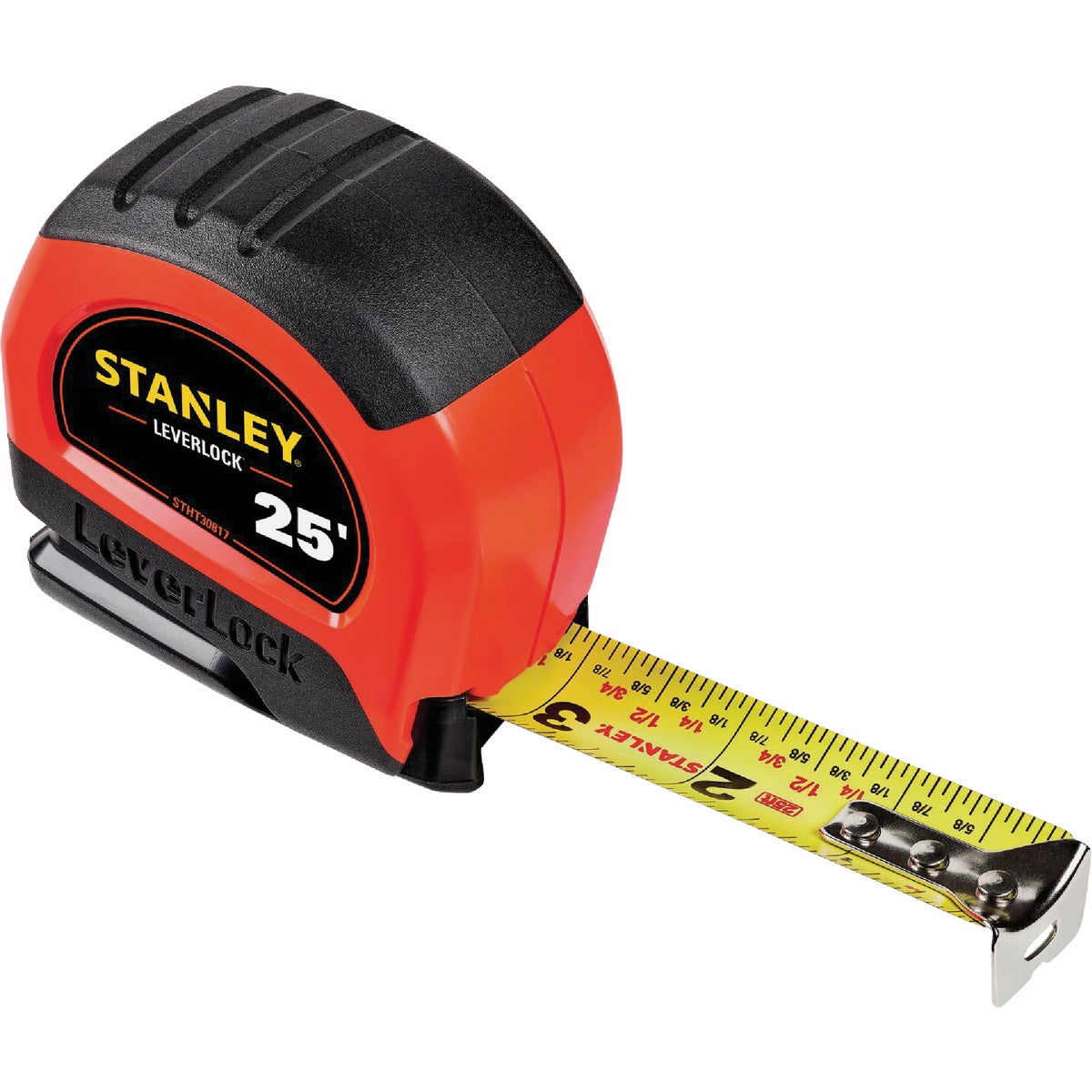 Stanley LeverLock 25 Ft. High-Visibility Tape Measure Image 4