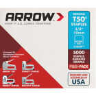 Arrow T50 Pro-Pack Heavy-Duty Staple, 3/8 In. (5000-Pack) Image 1