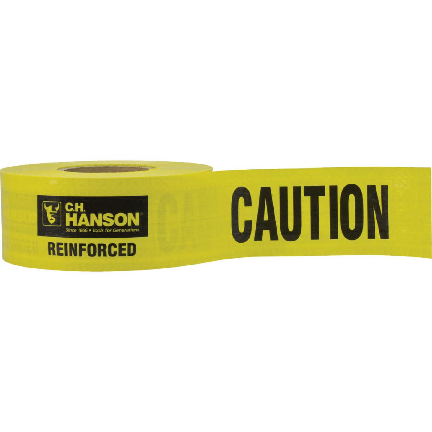 C.H. Hanson 3 In. x 500 Ft. 5 mil Reinforced Caution Tape Image 1