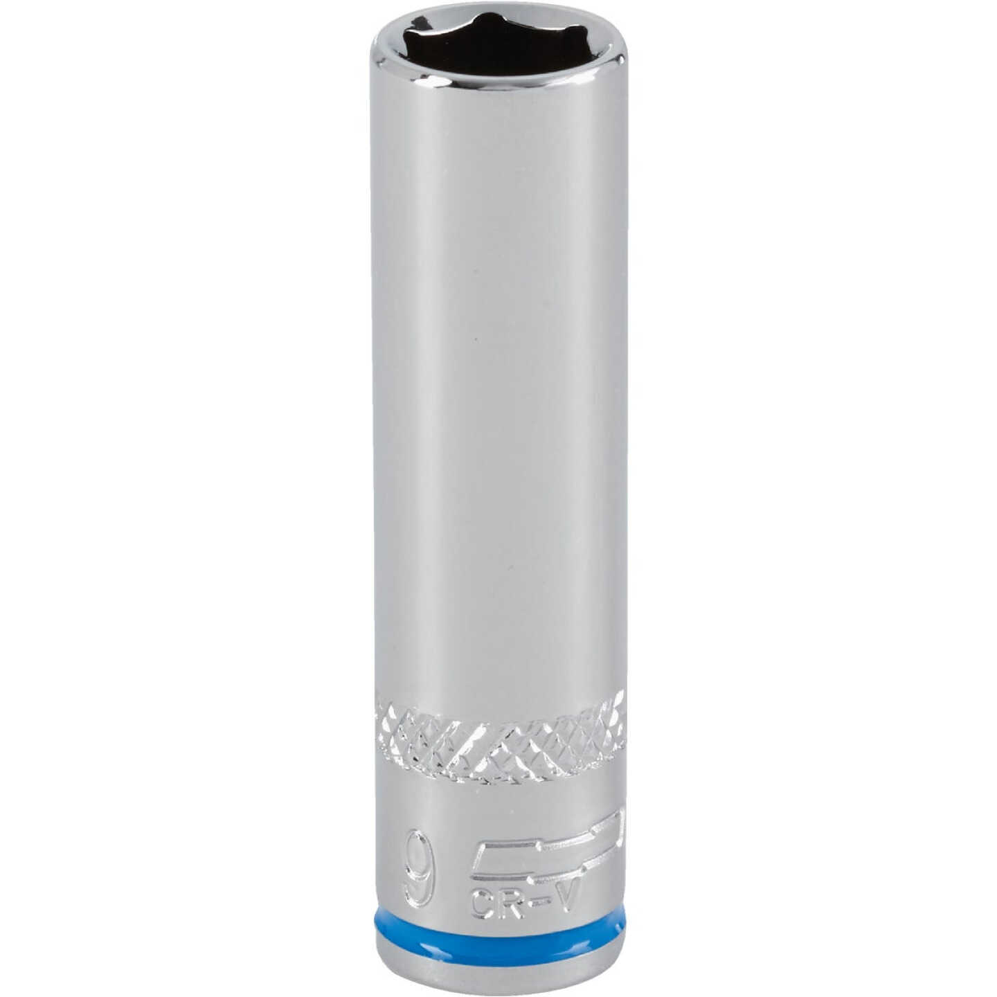 Channellock 1/4 In. Drive 9 mm 6-Point Deep Metric Socket Image 1