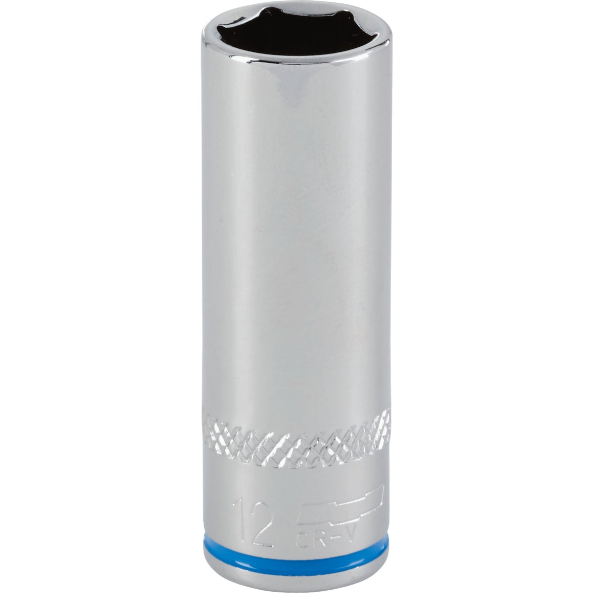 Channellock 1/4 In. Drive 12 mm 6-Point Deep Metric Socket Image 1