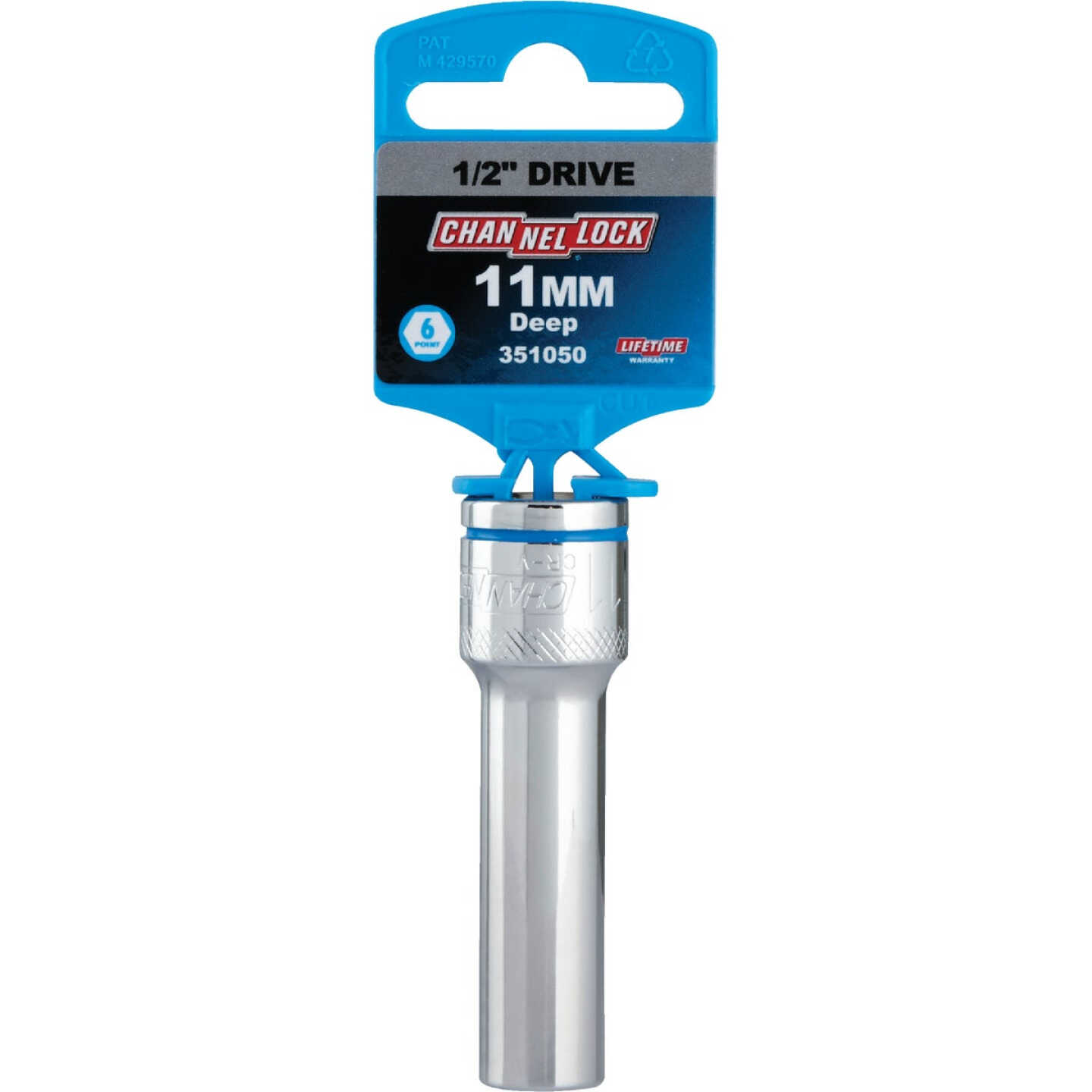 Channellock 1/2 In. Drive 11 mm 6-Point Deep Metric Socket Image 2