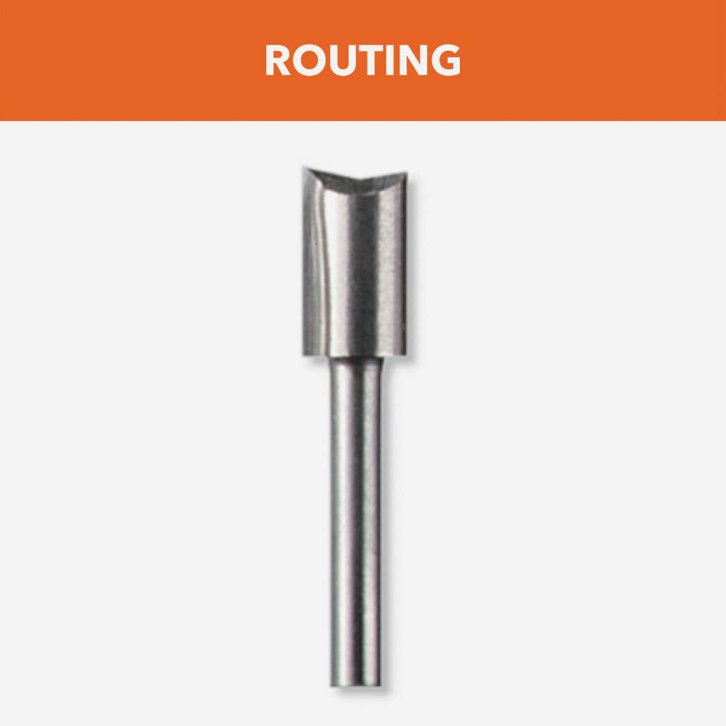Dremel 1/4 In. Straight Router Bit Image 2