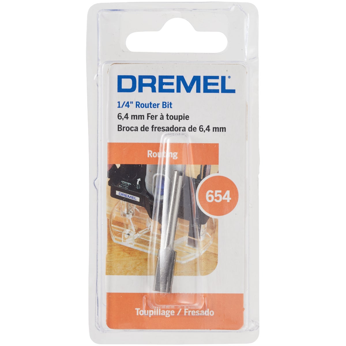 Dremel 1/4 In. Straight Router Bit Image 4