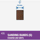 Dremel 1/4 In. 60 Coarse Drum Sander Band Image 3