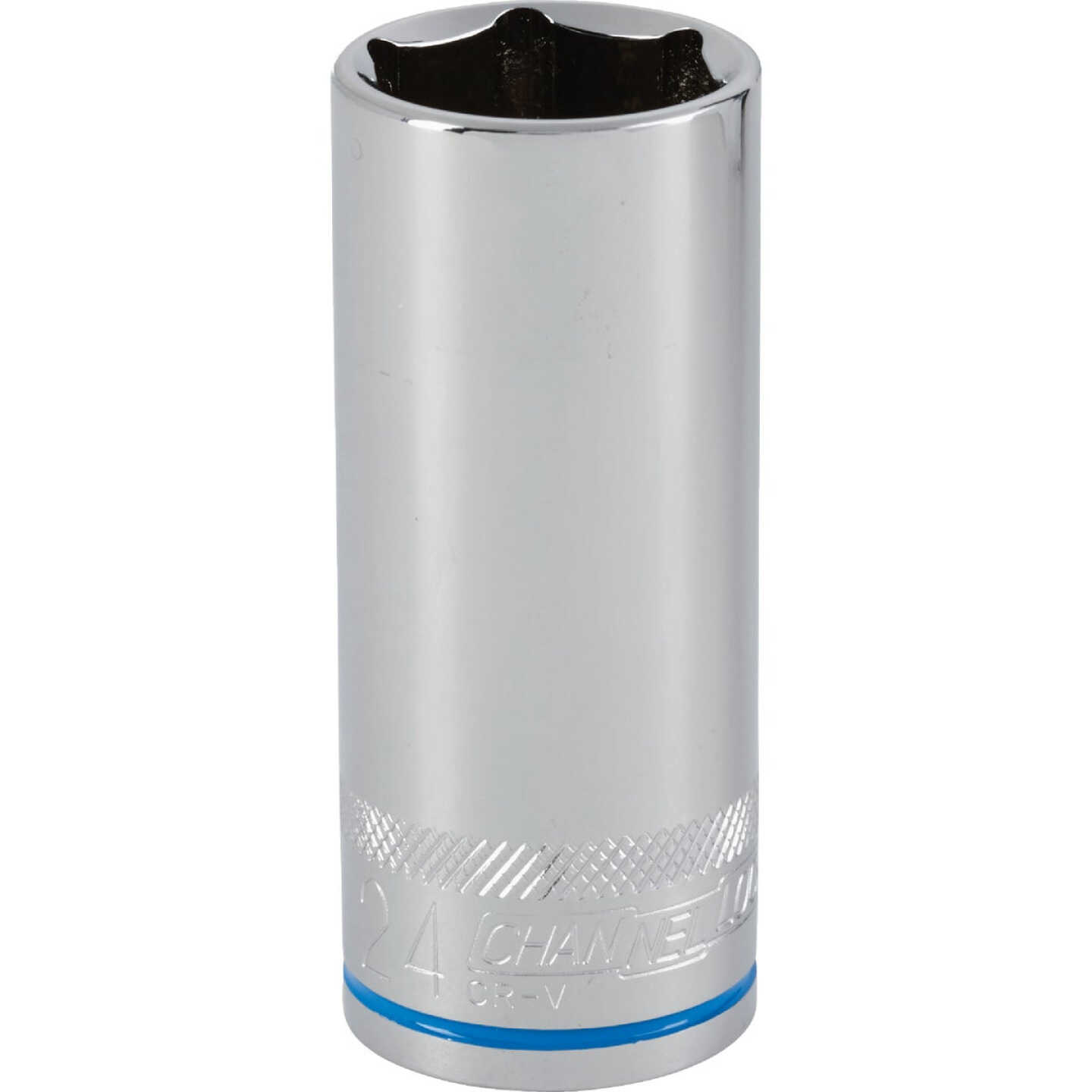 Channellock 1/2 In. Drive 24 mm 6-Point Deep Metric Socket Image 1