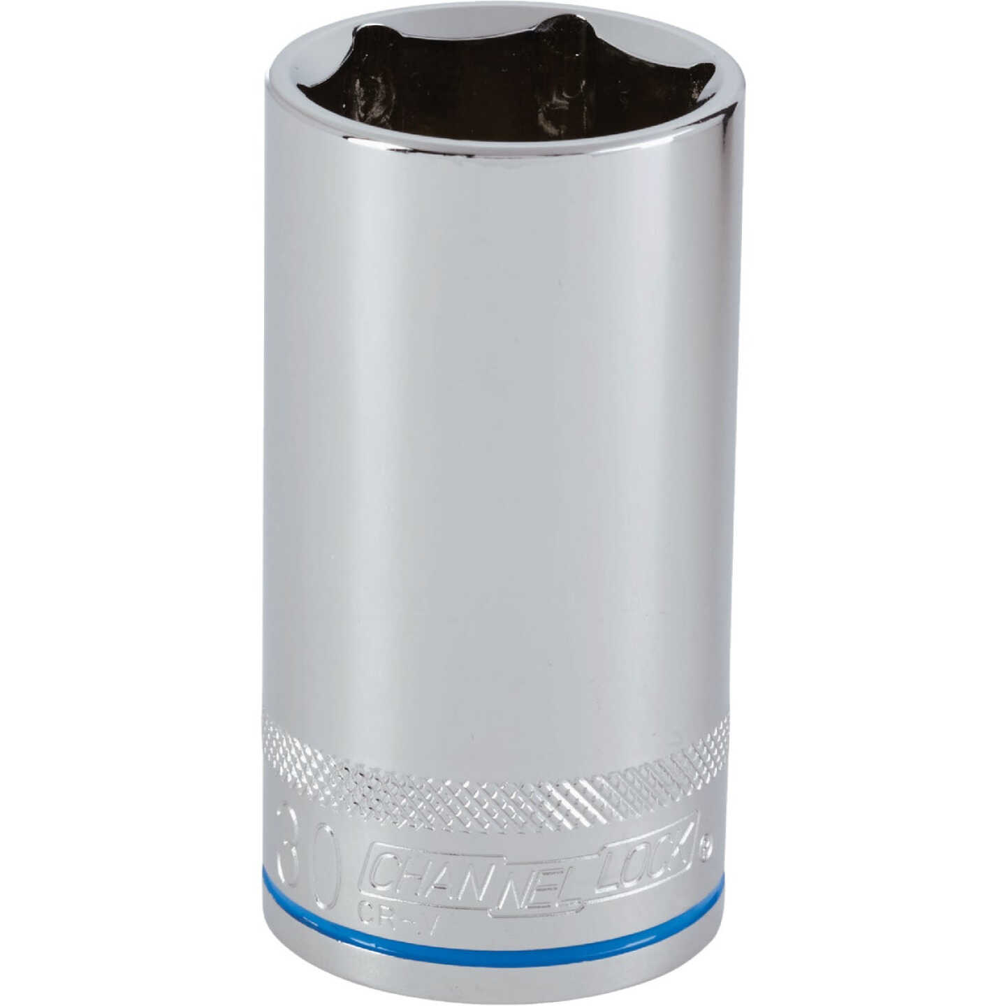 Channellock 1/2 In. Drive 30 mm 6-Point Deep Metric Socket Image 1
