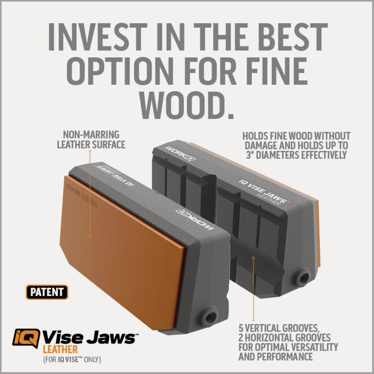 IQ Vise Leather Vise Jaws Image 4