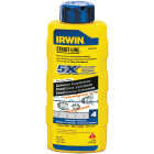 Irwin STRAIT-LINE 6 Oz. Blue Permanent Staining 5X Chalk Line Chalk Image 1